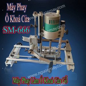 Máy Phay Lỗ Ổ Khoá, Làm Ổ Khoá Cửa Gỗ Cầm Tay SM-666