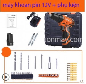 Máy khoan điện cầm tay mini LOMVUM